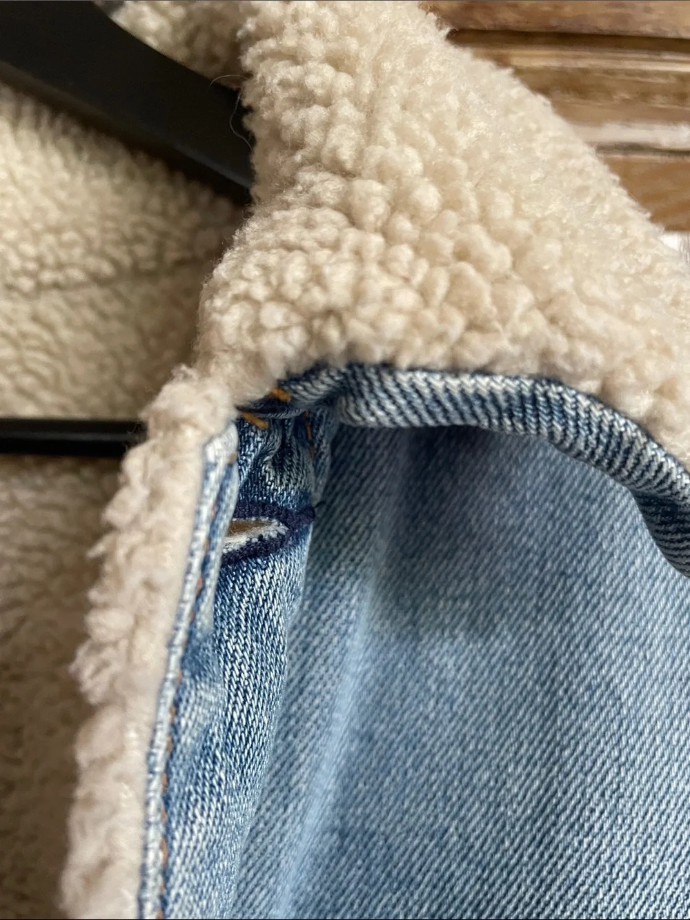 Levi's Vintage Light Blue Sherpa-Lined Denim Jacket